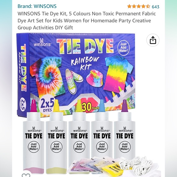 Tie Dye Kits Pack of 3 - BNIB - Picture 2 of 8